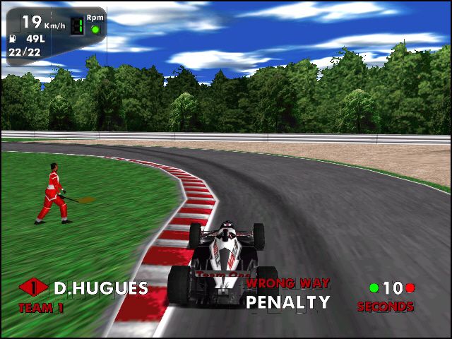 Monaco Grand Prix screenshot 3 for Playstation